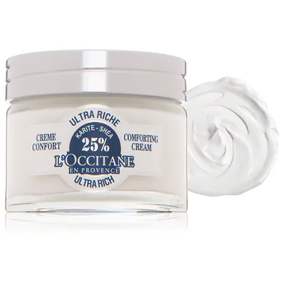 L'Occitane Ultra Rich Face Cream 25% Shea Butter (Silnie nawilżający krem do twarzy z 25% masłem shea)