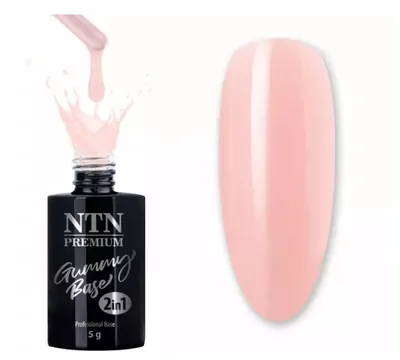 NTN Premium Gummy Base 2 in 1 (Baza kauczukowa do paznokci z kolorem)