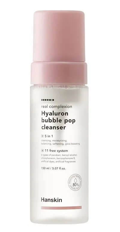 Hanskin Hyaluron Bubble Pop Cleanser (Pianka oczyszczająca z kwasem hialuronowym)