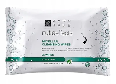 Avon Nutra Effect, Micellar Cleansing Wipes (Chusteczki micelarne)
