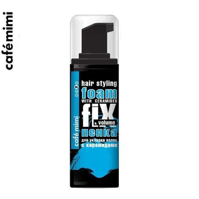Cafe Mimi Fix & Volume Hair Styling Foam with Ceramides (Pianka do układania włosów)