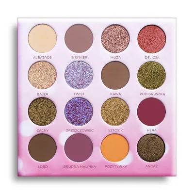 Glam Shop GlamBOX, Edycja 23 Celebra, Paleta 16 cieni do powiek