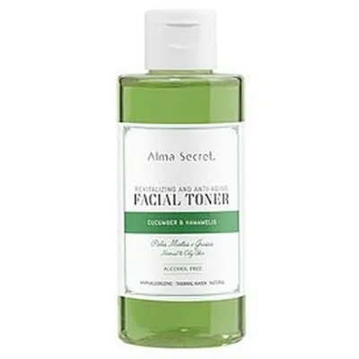 Alma Secret Revitalizing and Anti-Aging Facial Toner Cucumber & Hamamelis (Rewitalizujący i przeciwstarzeniowy tonik do twarzy `Ogórek i oczar wirginijski`)