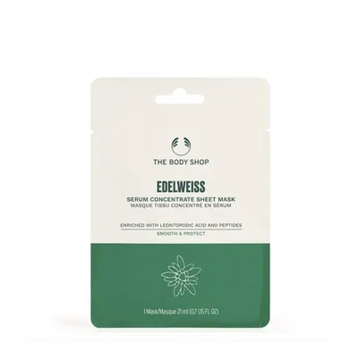 The Body Shop Edelweiss Serum Concentrate Sheet Mask (Skoncentrowana maska ​​w płachcie z serum)