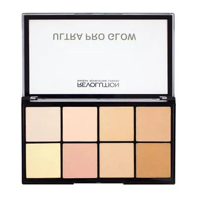 Revolution Beauty (Makeup Revolution) Ultra Pro Glow, Highlighter Palette (Paleta rozświetlaczy do twarzy)