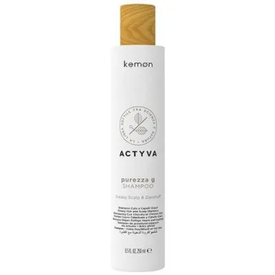 Kemon Actyva, Purezza G Shampoo (Szampon przeciwłupieżowy do przetłuszczającej się skóry głowy)
