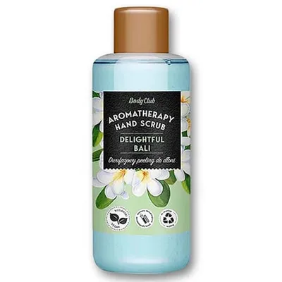 Body Club Aromatherapy, Hand Scrub Delightful Bali (Dwufazowy peeling do dłoni)