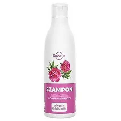 Novame Szampon do włosów suchych i normalnych `Piwonia i dzika róża`