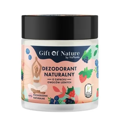 Gift of Nature Dezodorant naturalny w kremie `Owoce leśne`