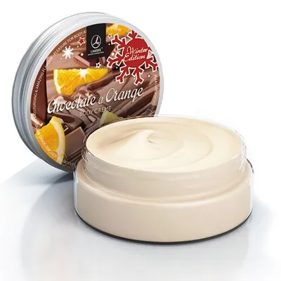 Lambre Body Creme Chocolate & Orange (Rozgrzewające masło do ciała `Czekolada i pomarańcza`)