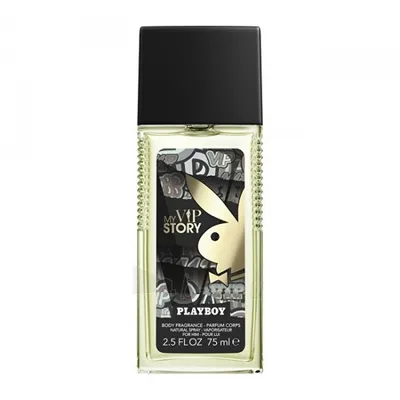 Playboy My VIP Story, Body Fragrance (Dezodorant w atomizerze dla mężczyzn)