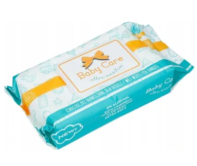 Darchem Cosmetics Bby Care, Ultra Sensitive, Chusteczki nawilżane dla dzieci