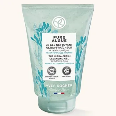 Yves Rocher Pure Algue, Le Gel Nettoyant Ultra-Fraicheur (Żel oczyszczający do mycia twarzy)