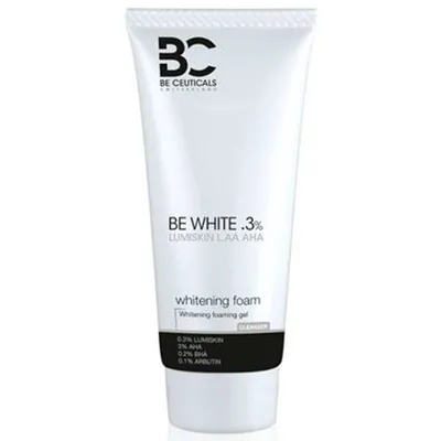 Be Ceuticals Be White, Whitening Foam 3% (Pianka rozświetlająca oczyszczająca 3%)