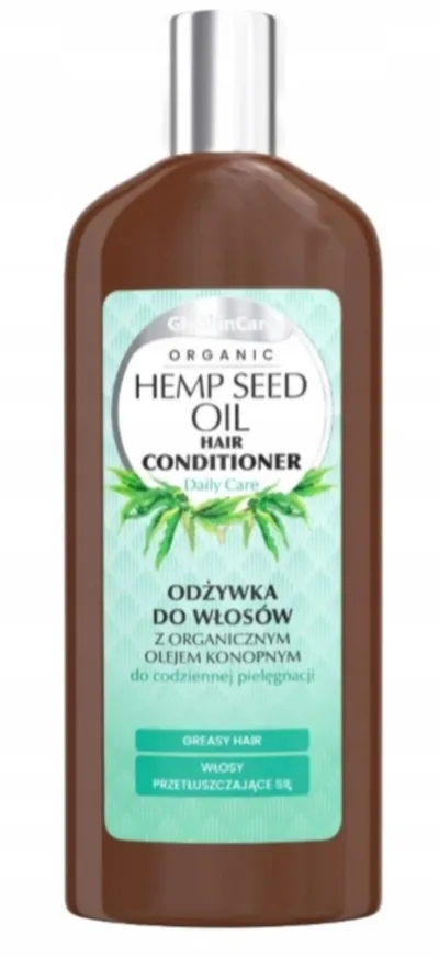 GlySkinCare Organic Hemp Seed Oil Hair Conditioner (Odżywka do włosów z organicznym olejem konopnym)
