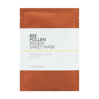 Missha Bee Pollen, Renew Sheet Mask (Nawilżająca maseczka w płachcie)