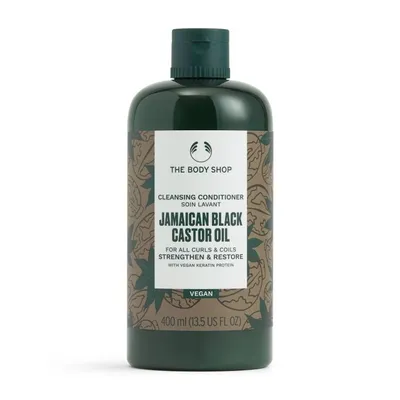 The Body Shop Jamaican Black Castor Oil Cleansing Conditioner (Wegańska odżywka oczyszczająca `Jamajski czarny olej rycynowy`)