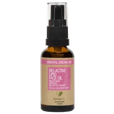 Lovingeco Oriental Dream Line, Bio Activ Lipid Face Oil (Bioaktywny lipidowy olejek do twarzy)
