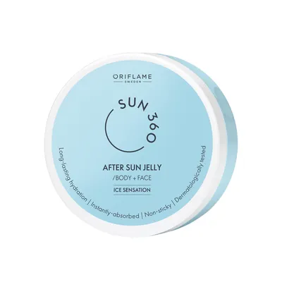 Oriflame Sun 360, After Sun Jelly Body + Face (Żel po opalaniu)