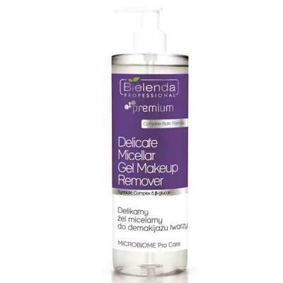 Bielenda Professional Microbiome Pro Care, Delicate Micellar Gel Makeup Remover (Delikatny żel micelarny do demakijażu twarzy)