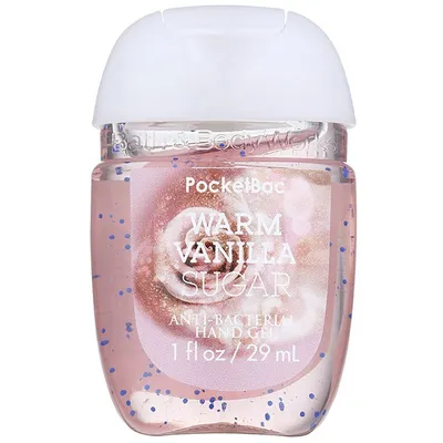 Bath & Body Works PocketBac Warm Vanilla Sugar, Anti - Bacterial Hand Gel (Żel antybakteryjny do rąk)