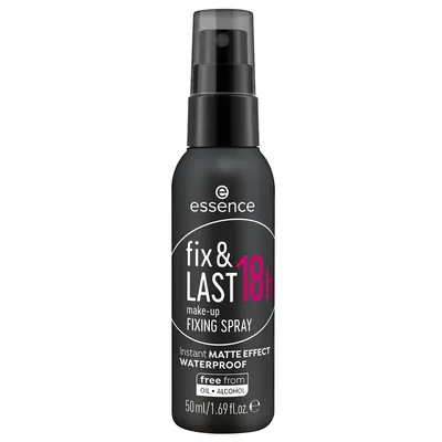 Essence Fix & Last Make-up Fixing Spray 18h (Spray utrwalający makijaż)