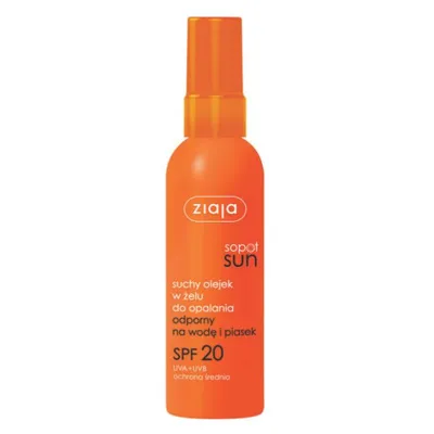 Ziaja Sopot Sun, Olejek w żelu do opalania SPF20