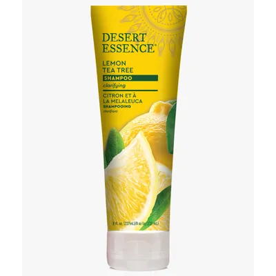 Desert Essence Organics, Lemon Tea Tree Shampoo (Oczyszczający szampon `Cytryna i drzewko herbaciane`)