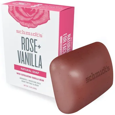 Schmidt's Rose + Vanilla Natural Soap (Mydło naturalne)