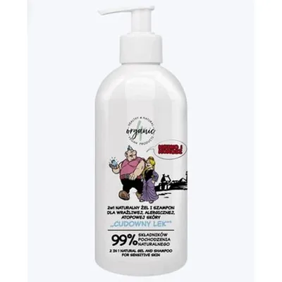 4Organic Kajko i Kokosz, Naturalny żel i szampon 2w1 `Cudowny lek`
