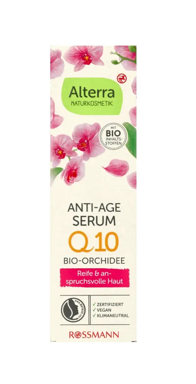 Alterra Anti-Age Serum Q10, Bio-Orchidee (Serum przeciwzmarszczkowe `Orchidea`, (nowa wersja))