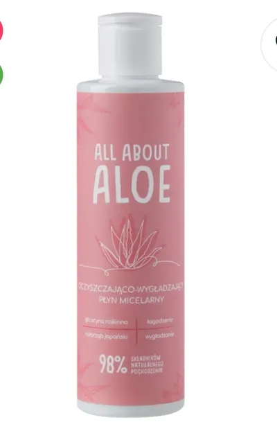 All About Aloe Oczyszczająco- wygładzający płyn micelarny