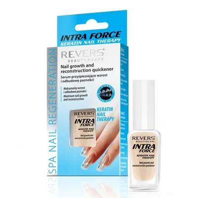 Revers Cosmetics SPA Nail Regeneration, Intra Force Keratin Nail Therapy, Nail Growth and Reconstruction Quickener (Serum przyśpieszające wzrost i odbudowę paznokci)