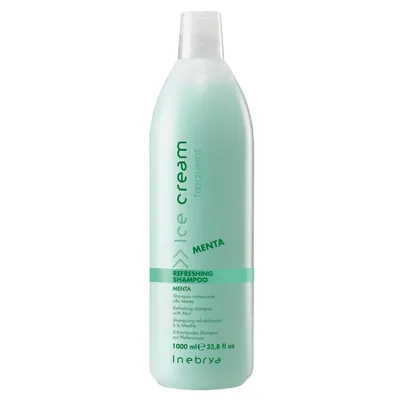 Inebrya Ice Cream Refreshing Mint Shampoo (Nawilżający szampon do codziennego stosowania)