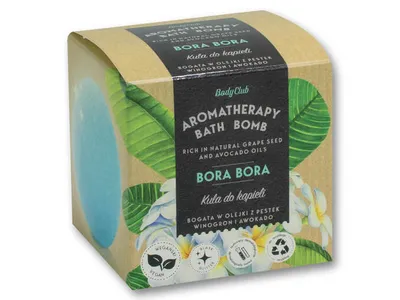 Marba Cosmetics Body Club, Aromatherapy Bath Bomb Bora Bora (Kula do kąpieli)