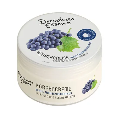 Dresdner Essenz Korpercreme Blaue Traube / Osmanthus (Krem do ciała `Winogrona i osmantus`)