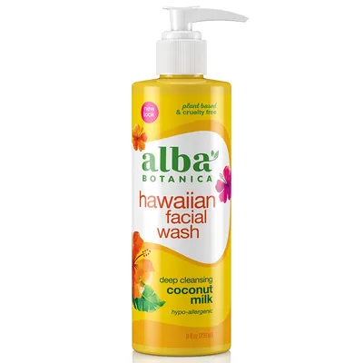 Alba Botanica Deep Cleansing Hawaiian Facial Wash Coconut Milk (Głęboko oczyszczające mleczko do mycia twarzy `Mleczko kokosowe`)