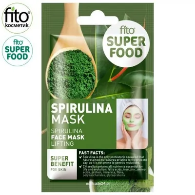 Fitokosmetik Fito Superfood, Maska do twarzy efekt liftingu `Spirulina`