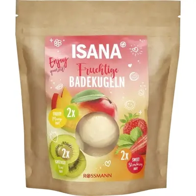Isana Fruchtige Badekugeln (Kule do kąpieli)