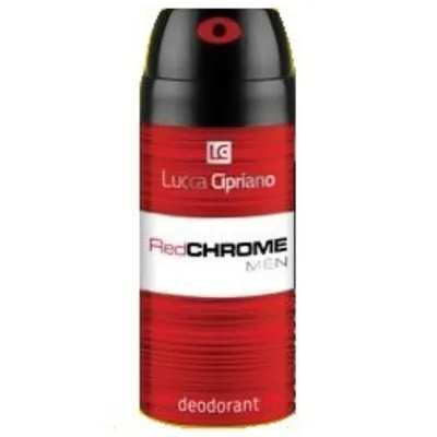Lucca Cipriano Red Chrome Men, Deodorant (Dezodorant w sprayu dla mężczyzn)