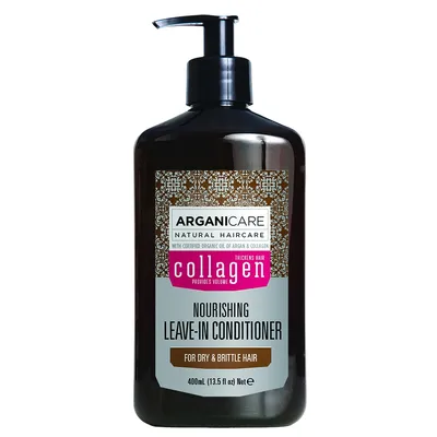 Arganicare Collagen, Nourishing Leave-In Conditioner for Dry & Brittle Hair (Odżywka bez spłukiwania z kolagenem do włosów suchych i cienkich)