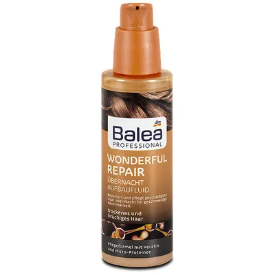 Balea Professional, Overnight Aufbaufluid Wonderful Repair (Profesionalny fluid odbudowujący na noc)