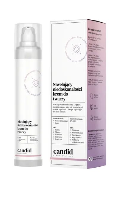 Candid Dermocosmetics Niwelujący niedoskonałości krem do twarzy