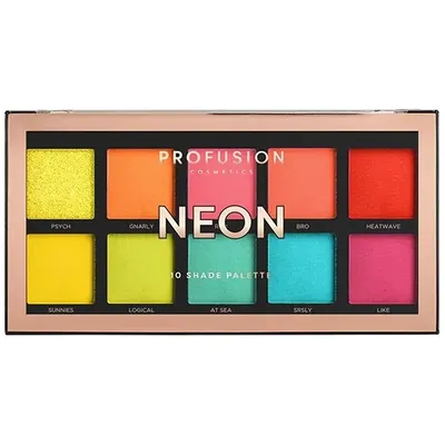 Profusion Mini Neon 10 Shade Palette (Paleta cieni do powiek)