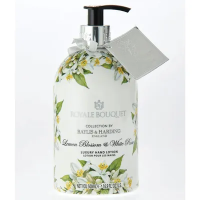 Baylis & Harding Royale Bouquet, Lemon Blossom, Luxury Hand Lotion (Lotion do rąk `Kwiat cytryny`)