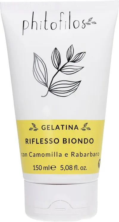 Phitofilos VegetAll Gelatina Riflesso Blondo Camomilla e Rabarbaro (Żel do włosów z rumiankiem i rabarbarem)