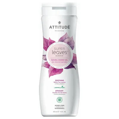 Attitude Super Leaves, Shower Gel White Tea Leaves (Żel pod prysznic)