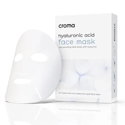 Croma Rejuvenating Face Mask with Hyaluronic Acid (Maseczka do twarzy w płachcie)