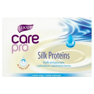 Luksja Care Pro, Mydło pielęgnacyjne do skóry suchej `Silk proteins`