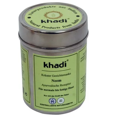Khadi Neem Krauter Gesichtsmaske (Maseczka do twarzy z miodlą indyjską)